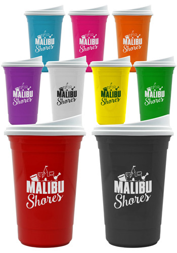16 oz Varsity Double Wall Tumbler with Slide Lid
