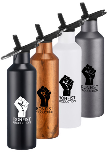 20 oz Double Wall SS Bottle with Carry Handle