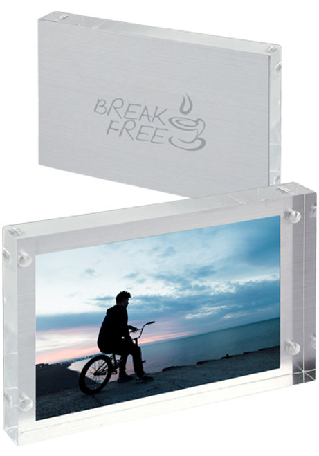 6 x 4 Acrylic Frameless Photo Frame