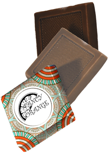 Individually Wrapped Full Color Chocolate Square