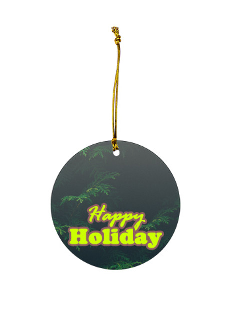 Acrylic Circle Ornament