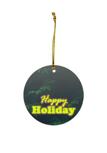Acrylic Circle Ornament