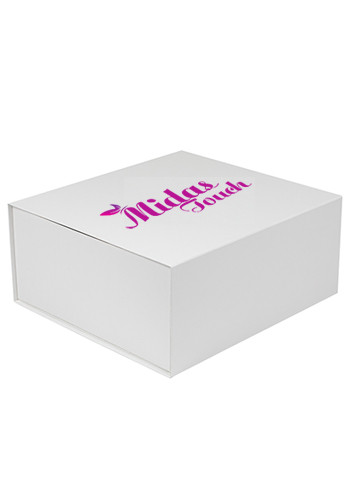 Large White Premium Vesta Gift Box with Varnish