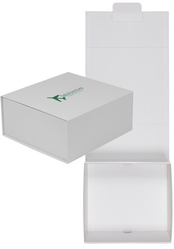 Medium White Premium Vesta Gift Box with Varnish