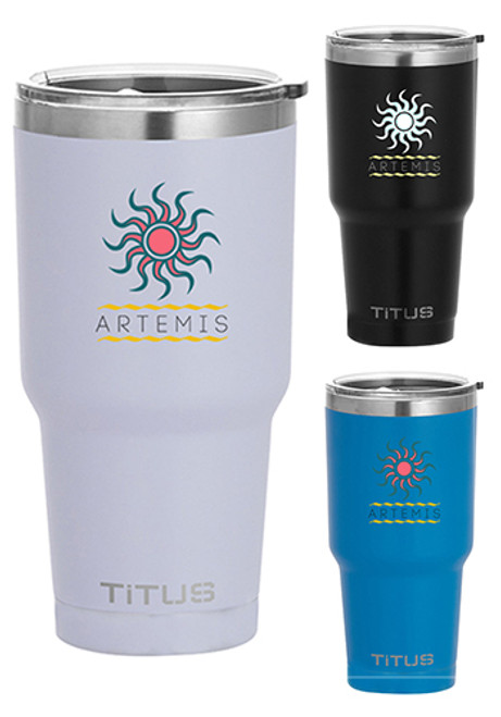 Premium 30 oz TiTUS® Double Wall Insulated Tumbler