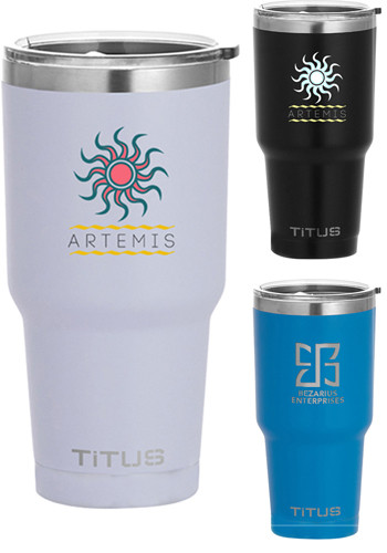 Premium 30 oz TiTUS® Double Wall Insulated Tumbler
