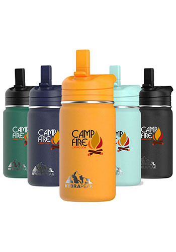 14 oz Hydrapeak® Mini Water Bottle with Straw Lid
