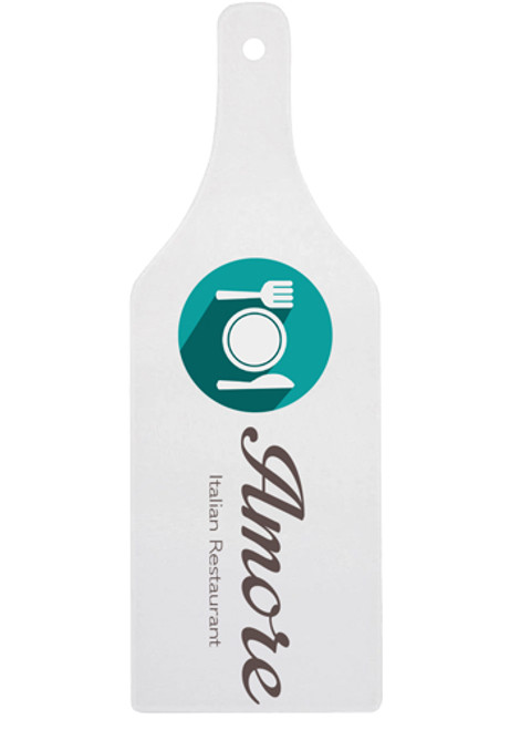 Sublimated Wine Bottle Shaped Cutting Board Sublimated Wine Bottle Shaped Cutting Board