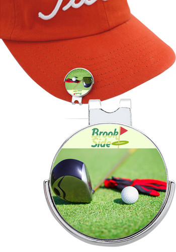 Golfers Ball Marker Hat Clip