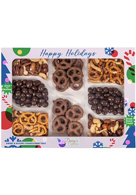 Sweet and Savory Charcuterie Tray in Custom Box Sweet and Savory Charcuterie Tray in Custom Box