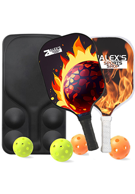 Glass Fiber Pickleball Set with EVA Bag
