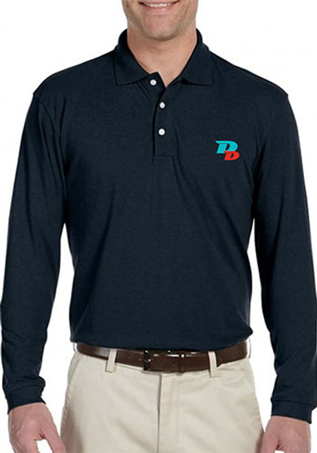 Harriton Long-Sleeve Polo Shirts