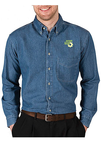 Blue Generation Men's Long Sleeve Premium Denim Shirts