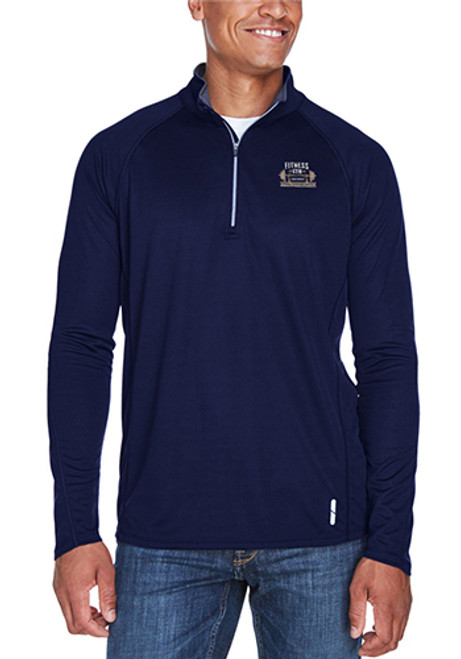 Ash City Men's Half-Zip Performance Long Sleeve Tops Ash City Men's Half-Zip Performance Long Sleeve Tops