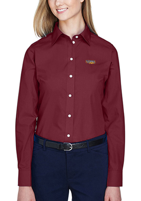 Devon & Jones Discount Ladies' Crown Collection Solid Broadcloth Shirts