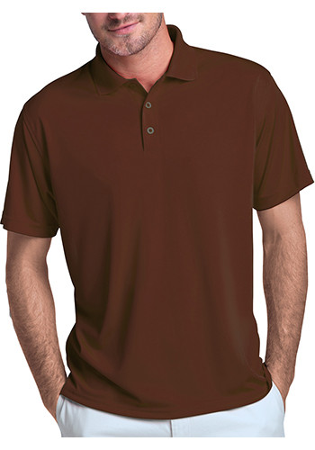 Vansport Men's Omega Solid Mesh Tech Polo Shirts