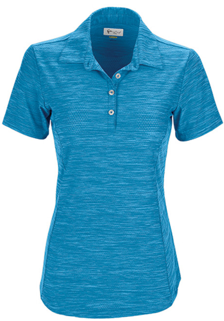 Women's Greg Norman Play Dry® Heather Solid Polo