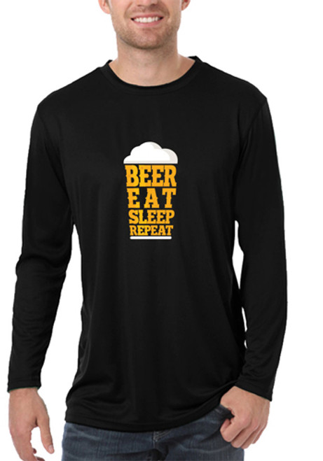 Blue Generation Adult Long Sleeve Solid Wicking Tees Blue Generation Adult Long Sleeve Solid Wicking Tees
