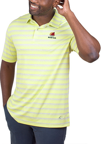 Greg Norman Men's LAB Stripe Polo