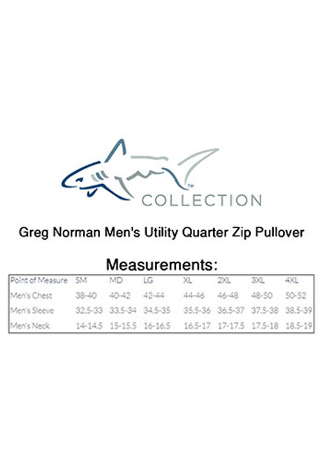 Greg Norman Men's Utility Quarter Zip Pullover