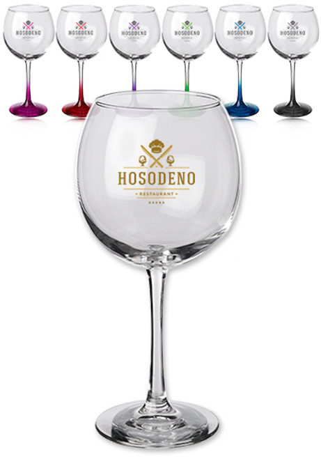 18.5 oz. Libbey Balloon Wedding Favor Wine Glasses