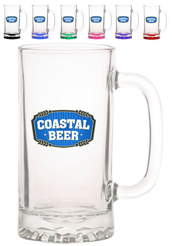 16 oz. Libbey Tankard Starburst  Beer Mugs