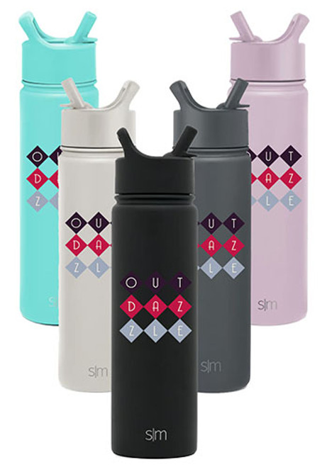 22 oz Simple Modern® Stainless Bottle with Straw Lid