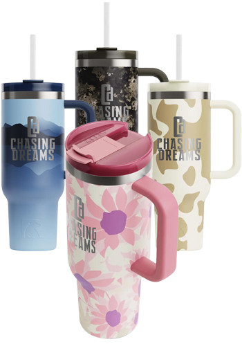 30 oz Sunny Summer RTIC® Tumbler with Handle