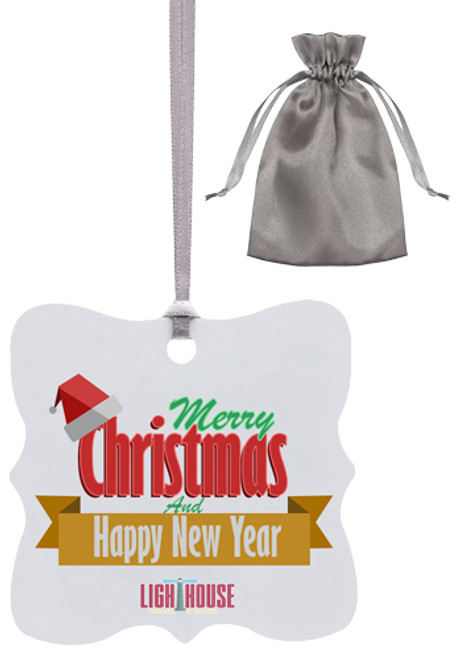 Square Bracket Metal Ornament
