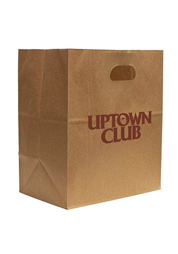 Kraft Die Cut Handle Bags