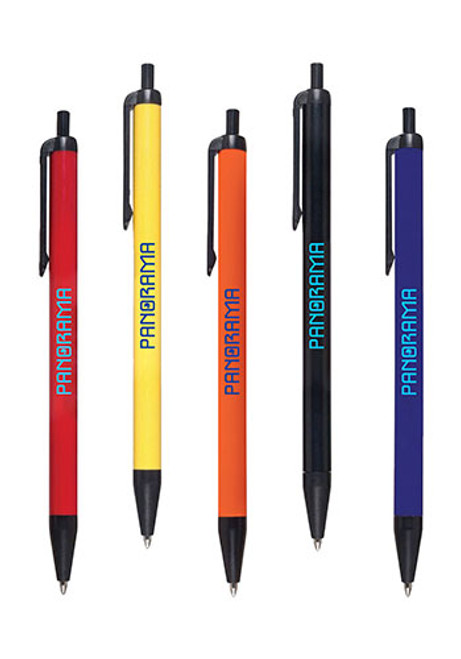 USA Value Click Solids Black Trim Pen