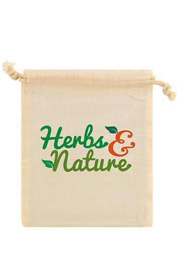 4 x 5 Cotton Muslin Drawstring Pouch