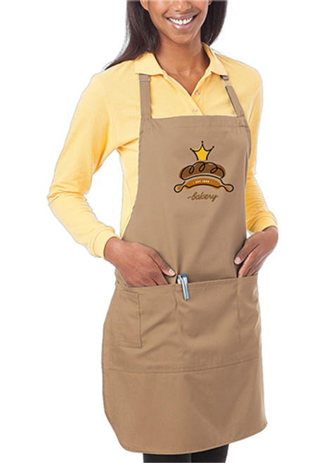 Blue Generation Teflon Treated Twill Bib Aprons