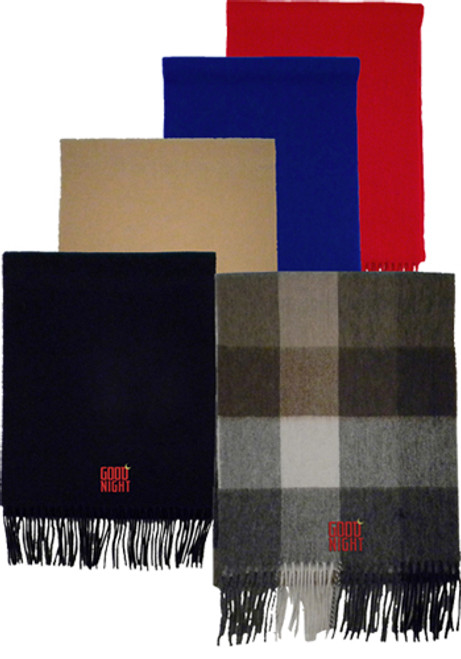 Wool Scarves with Fringe