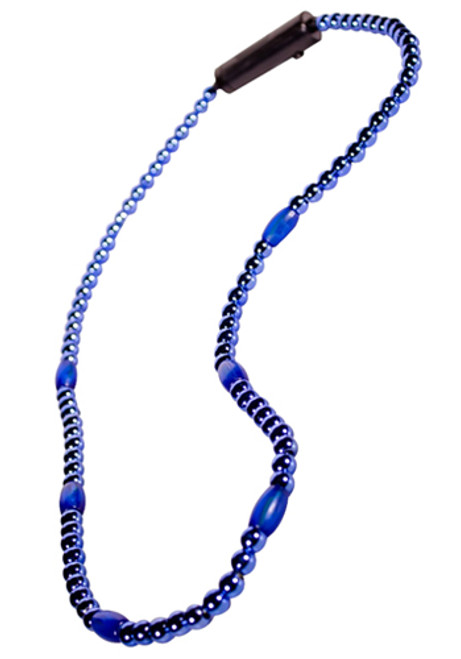 Blue LED Beaded Necklaces