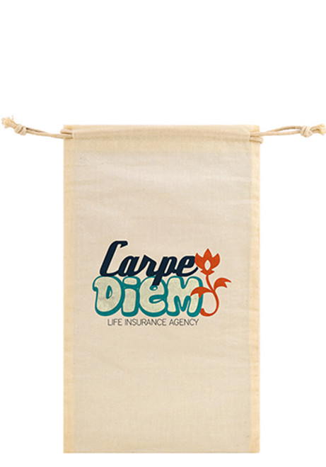 5 x 10 Cotton Muslin Pouch