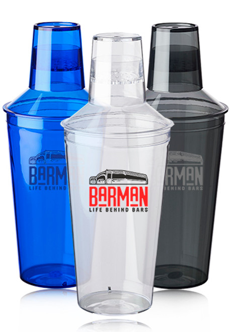 Camden 17 oz. Plastic Cocktail Shaker Bottles Camden 17 oz. Plastic Cocktail Shaker Bottles