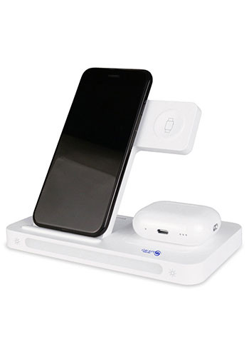 3-in-1 Wireless Charging Station with Night light