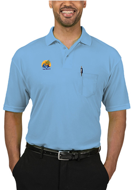 Adult Avenger Moisture Wicking Unisex Polo Adult Avenger Moisture Wicking Unisex Polo