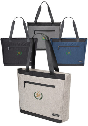 RejuVe MILANO Recycled Executive Tote Heather Bag