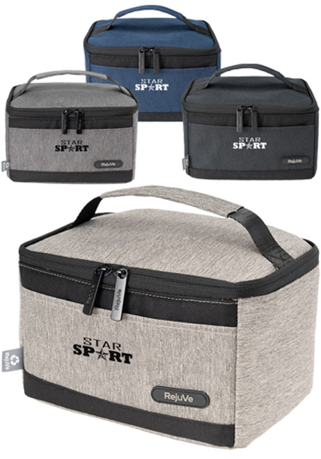 6-Can RejuVe MILANO Recycled Insulated Heather Bag 6-Can RejuVe MILANO Recycled Insulated Heather Bag