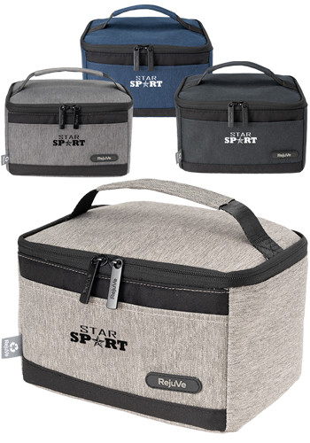 6-Can RejuVe MILANO Recycled Insulated Heather Bag