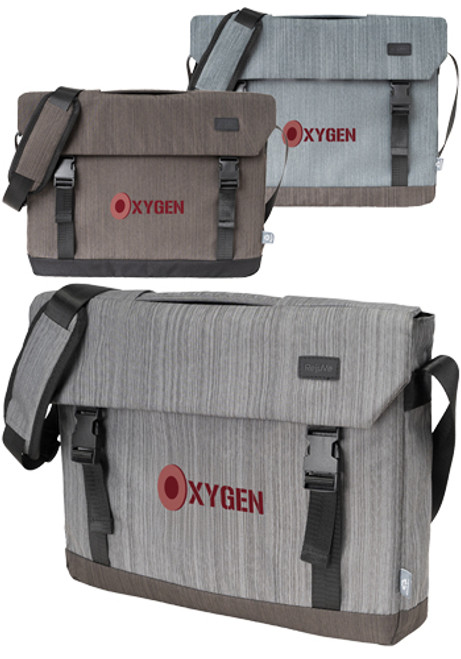 RejuVe ELEMENT Recycled Laptop Brief Heather Bag RejuVe ELEMENT Recycled Laptop Brief Heather Bag