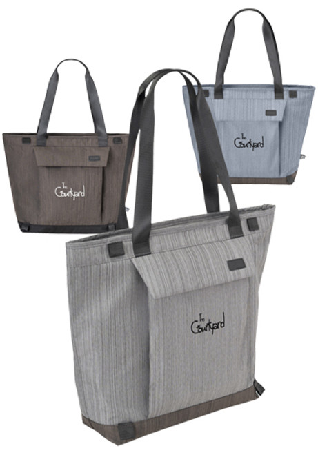 RejuVe ELEMENT Recycled Business Tote Heather Bag RejuVe ELEMENT Recycled Business Tote Heather Bag
