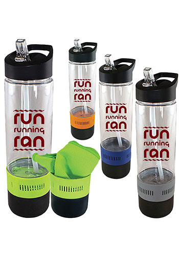 17 oz Co-Poly Bottle with Cooling Towel