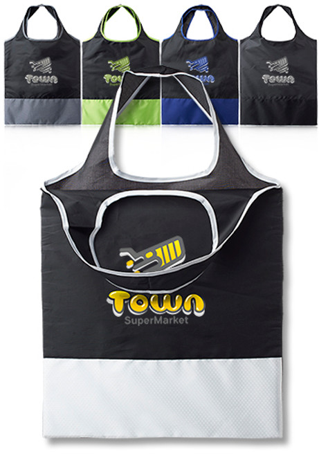 Clemenza Large Polyester Shopper Tote Bag