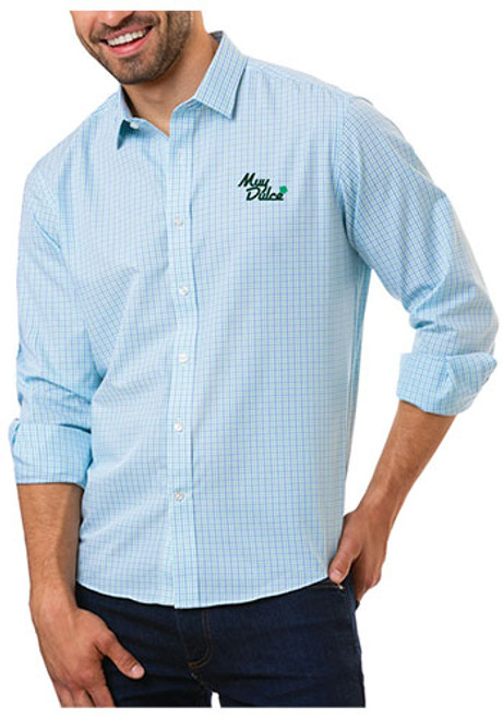 Untucked Men's Tricolor Plaid Long Sleeve Shirt Untucked Men's Tricolor Plaid Long Sleeve Shirt