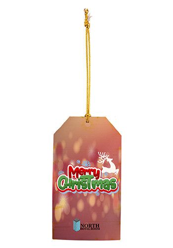 Wooden Gift Tag Ornament