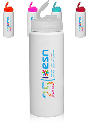 HDPE Plastic Water Bottles with Sipper Lids