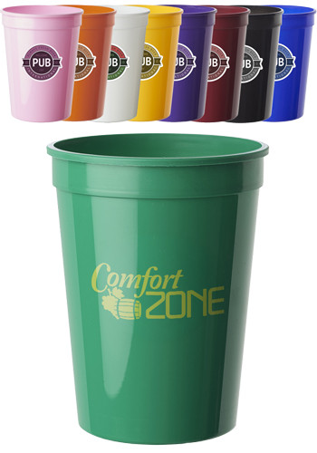 12 oz.  Plastic Stadium Cups
